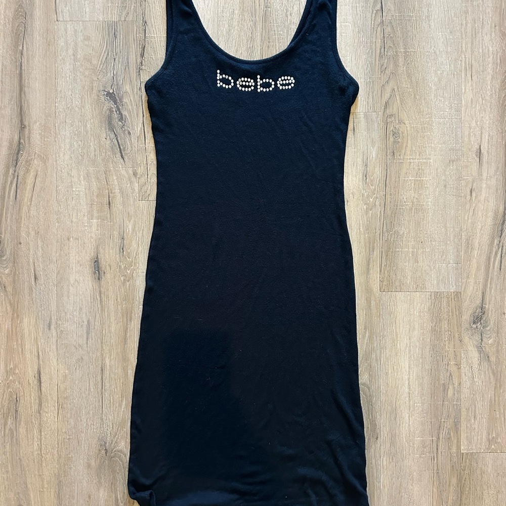 Bebe Black Tank Dress